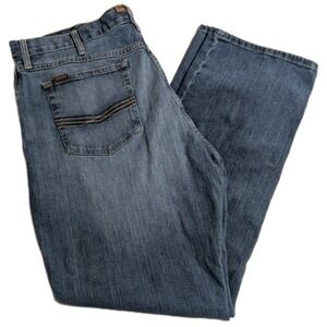 Ariat M2 Legacy Boot Cut Jeans Men's 40x32 Relaxed Fit Blue Denim Brandon